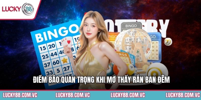 Điềm báo quan trọng khi mơ thấy rắn ban đêm