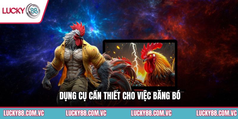 Dụng cụ cần thiết cho việc băng bó