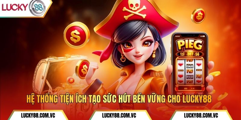 Hệ thống tiện ích tạo sức hút bền vững cho Lucky88.